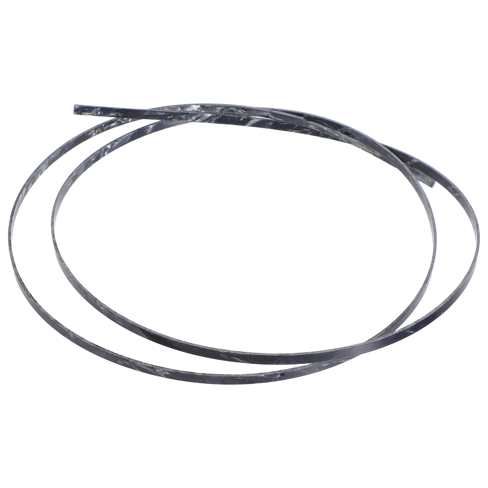 

Edging 1650x6x15mm Strip Guitar Inlays Black Plastic Guitar Parts Durable Guard Parts Accessories Inlays