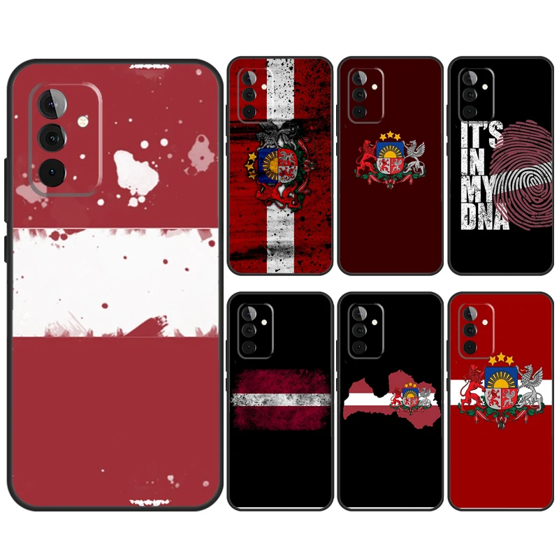 Latvian Flag Coat Of Arms Funda For Samsung Galaxy A35 A55 A15 A25 A53 A33 A13 A52 A32 A12 A51 A71 A14 A34 A54 Case