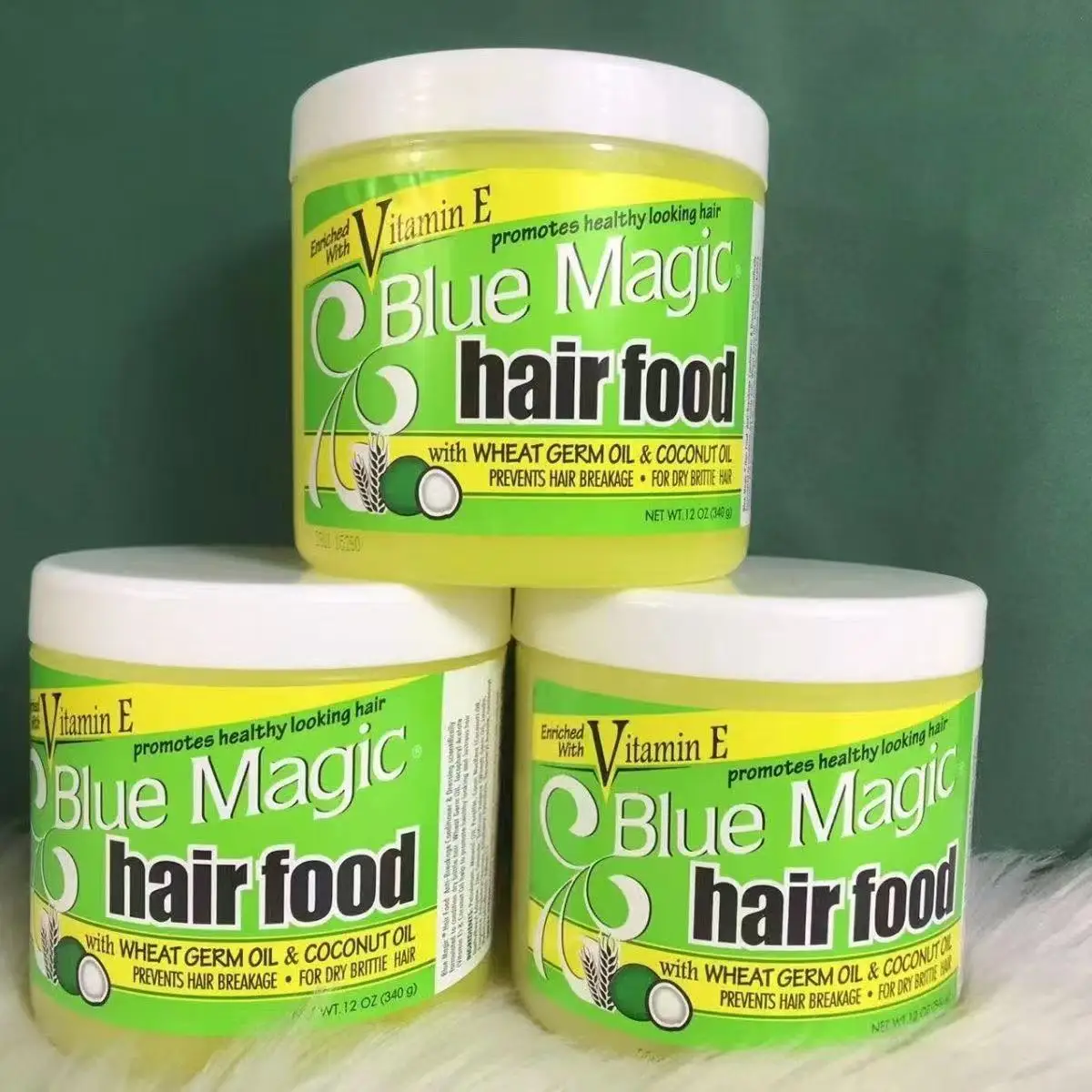 Blue Magic coconut oil hair conditioner Styling Waxes & Cream& Scalp conditioner Styling Cream Hair Styling Putties /340g