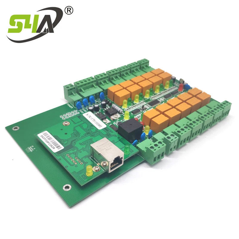 10 floors TCP IP network elevator access control panel remote control