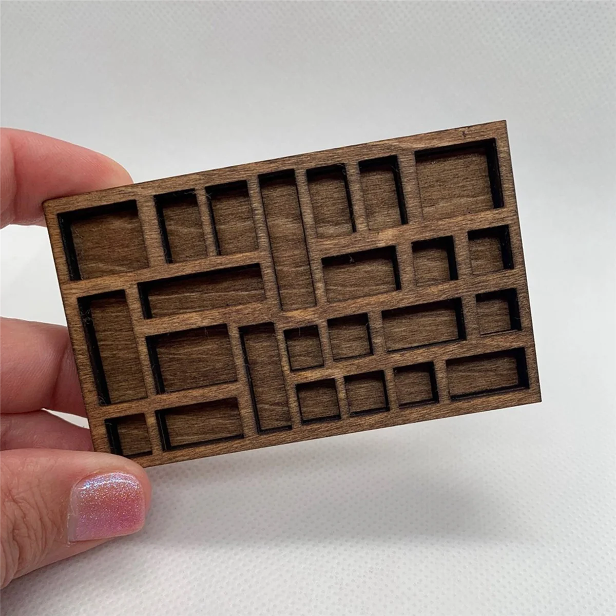 1:12 miniatuur Trinket plank miniatuur kristallen plank miniatuur decor printers lade miniatuur