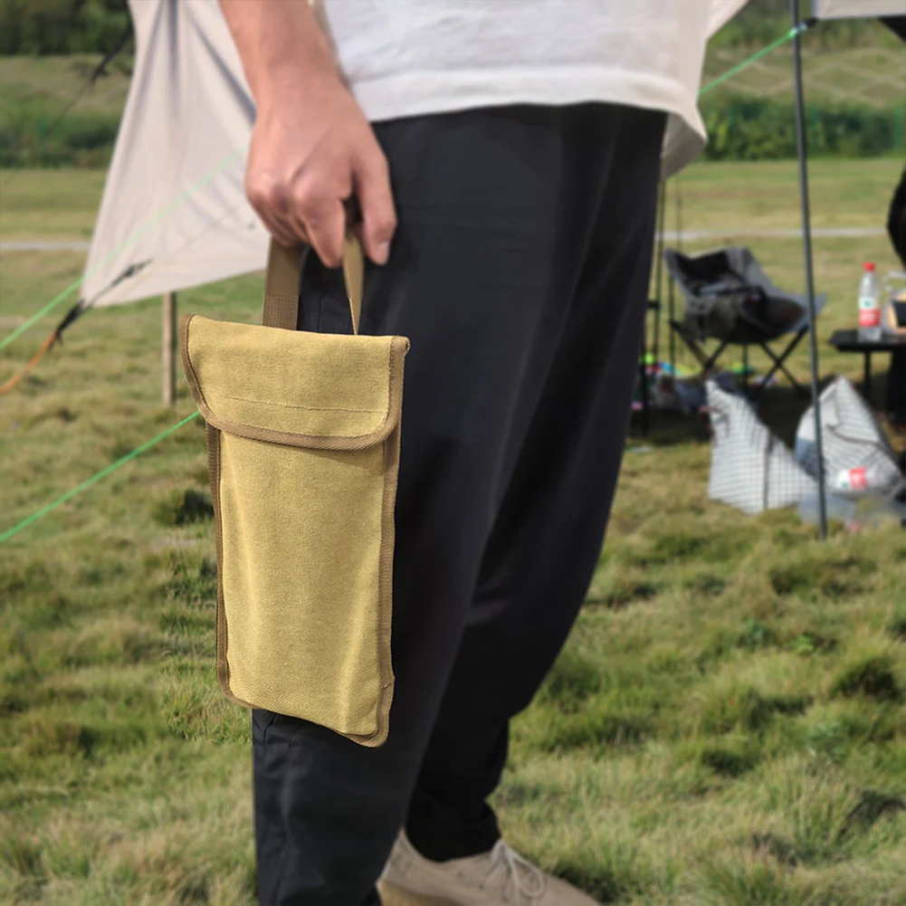 Camping Tent Legs and Hammer Sets Tent Stakes Pegging Ground Nails 30cm Length with Storage Bag Outdoor Camper Tourist Supplies view 3