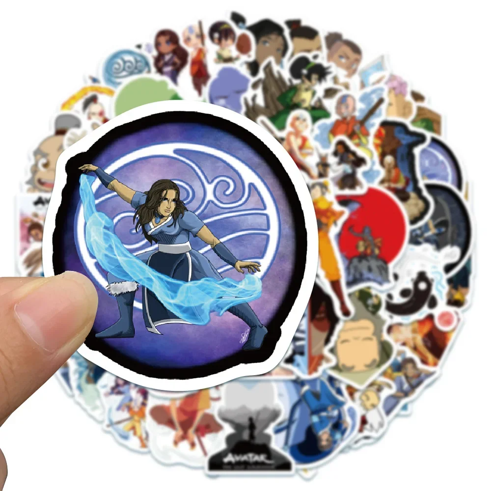 10/30/50PCS Cartoon Cartoon Avatar Last Airbender Graffiti Luggage Laptop Waterproof Sticker Decoration Wholesale