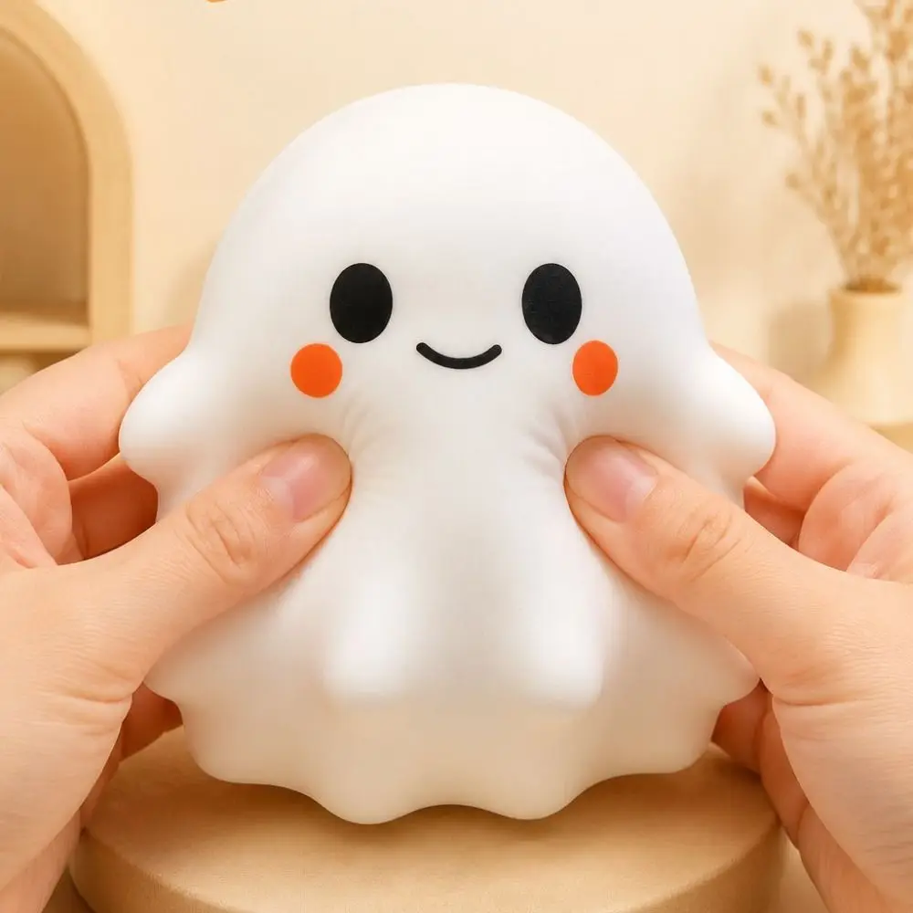Release Hand Cute Ghost Squeeze Relax Gift Stretch Halloween Sensory Squishy 13cm Sensory Slow Rebound Fidget For Adult