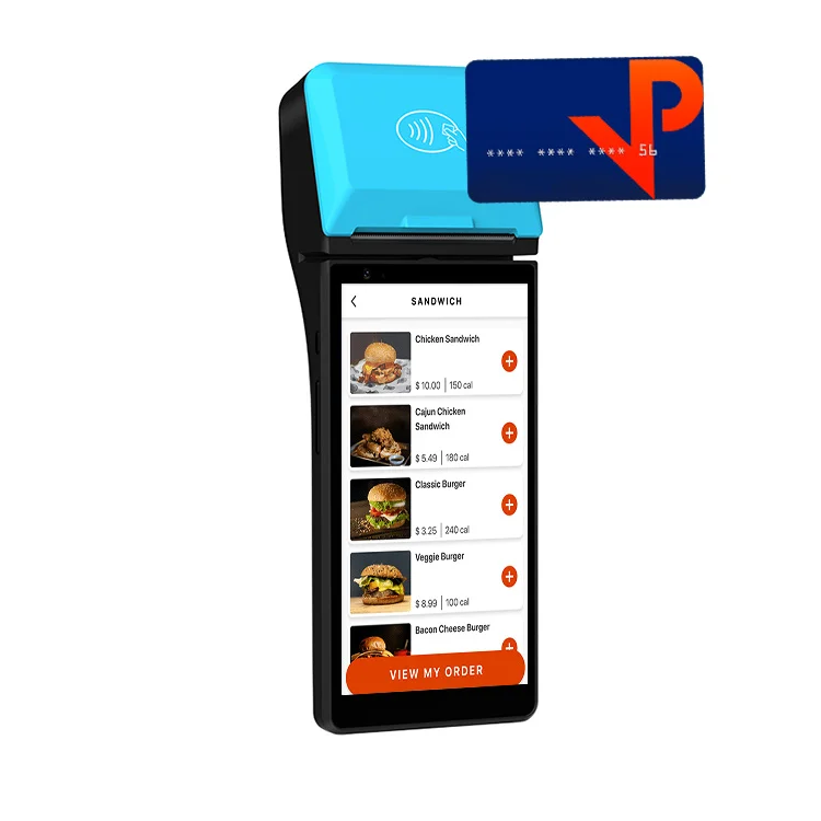 

6-дюймовое платежное устройство NFC pos-терминал rozwiązanie SDK с литиевой аккумуляторной батареей Z500