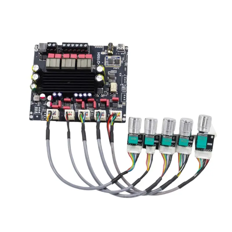《Factory Direct》Q100H Bluetooth Digital Amplifier Board 2.1 Channel 50Wx2+100W Subwoofer Amplifier Board TPA3116 for
