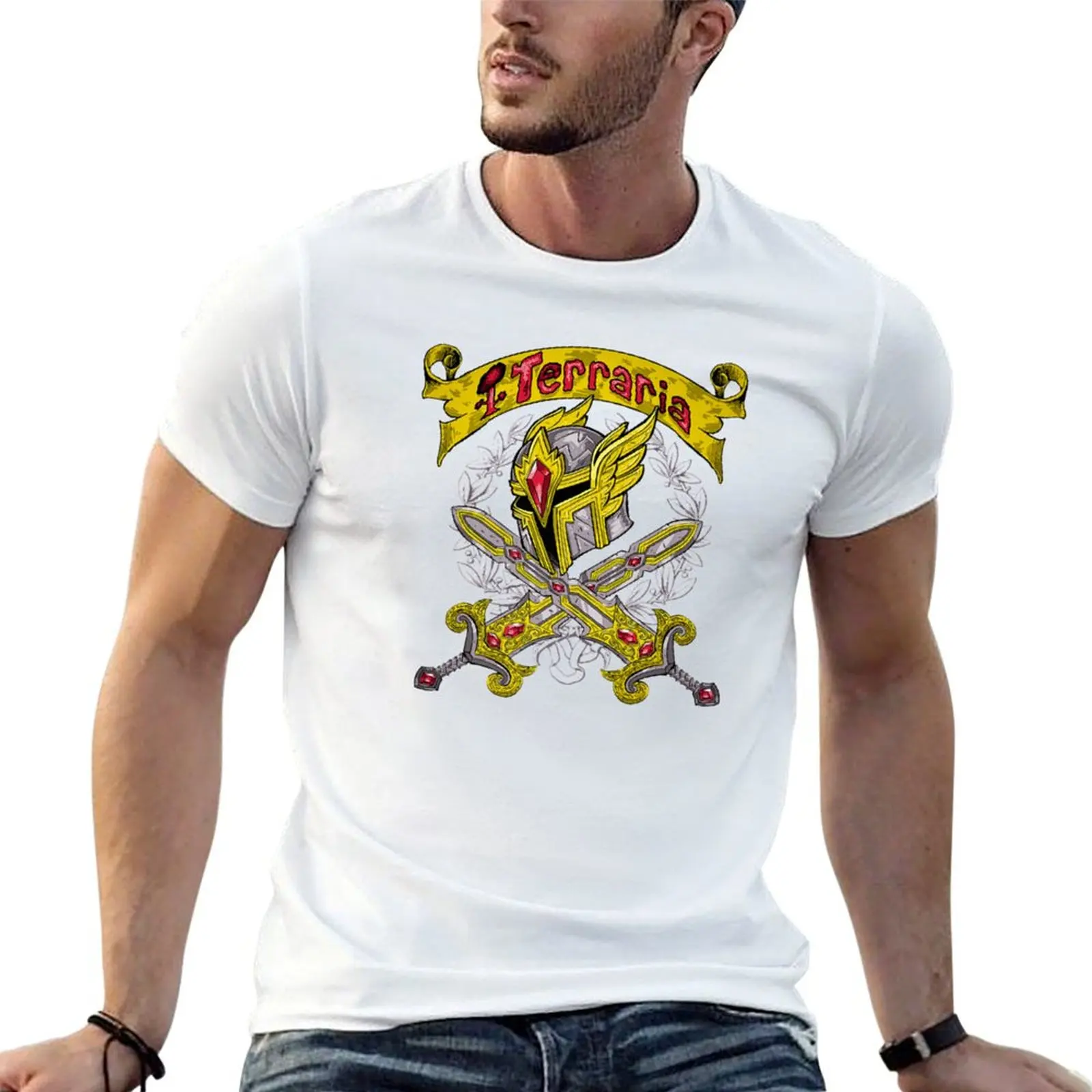 Regalos para mujeres, camiseta Terraria Game Excalibur para fanáticos, camisetas G Man para hombres, camisetas de diseñador