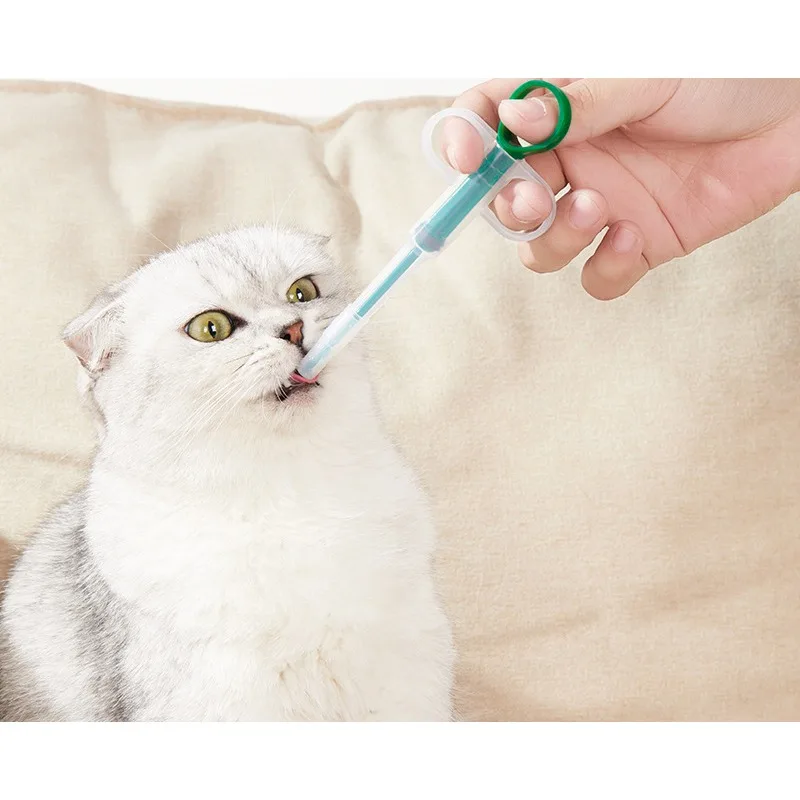 Pet Dog Cat Medicine Tablet Piller Water Feeding Syringe Giving Aid Pump Pet Feeding Device Pets Items Pet Medication Dispenser