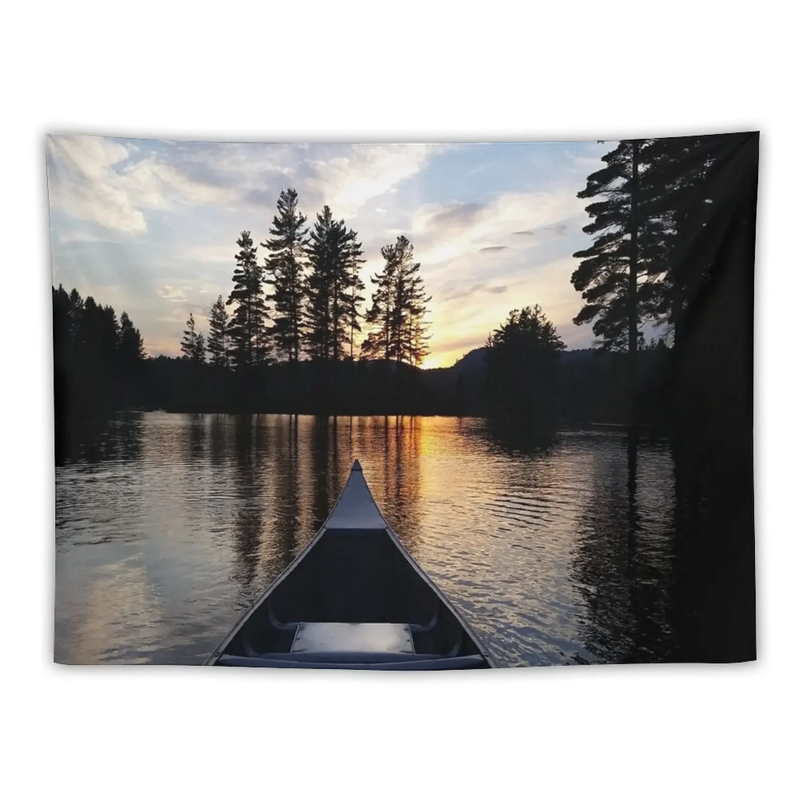 

Sunset on a lake Tapestry Home Decorations Things To Decorate The Room Hanging Wall Tapestry