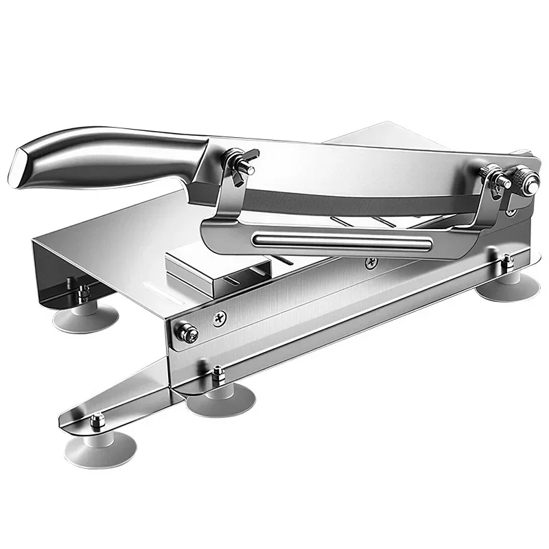 Home Stainless Steel Chinese Herbal Medicine Guillotine Adjustable Multifunctional Herb Root Slicing Cutter