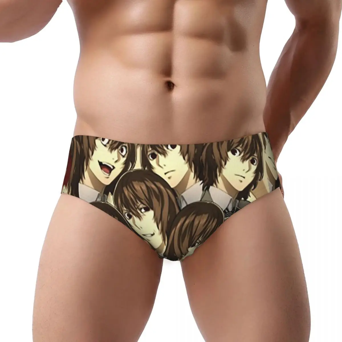 

Many Faces Of Goro Akechi Men's Triangle Panties Ventilate Boxer Underpants Short Underwear for Homme Man Boyfriend Gifts