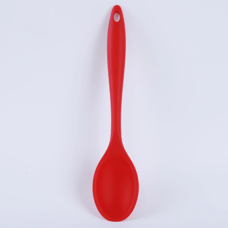 1 PC  Silicone Mixing Spoon Nonstick Cooking Spoon Kicthen Spoon Baking Spoon for Cooking Stirring, Mixing and Serving