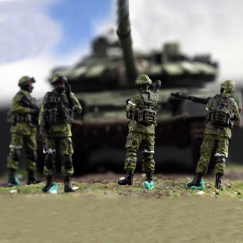 مقياس 1:72 نموذج الراتنج الجندي الروسي مناسب لخزان هليكوبتر نموذج مشاهد المقتنيات الهدايا الزخرفية عرض ثابت #6