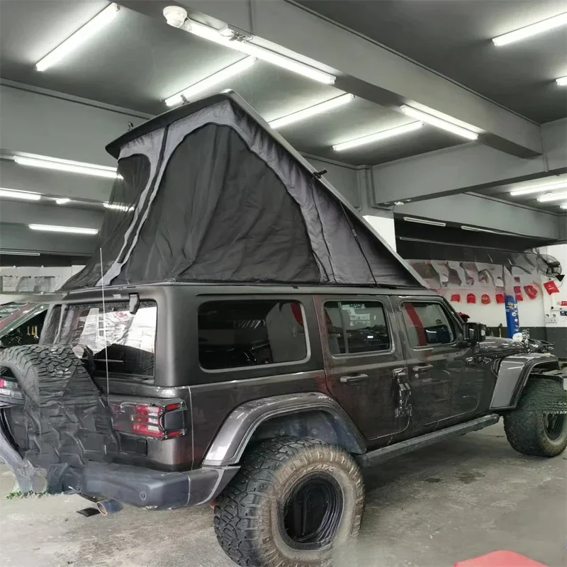Factory Hot Sale - High Quality Ultra-Thin Folding All-In-One Roof Top Tent Fit JL Offroad Camping Exterior Mod Accso