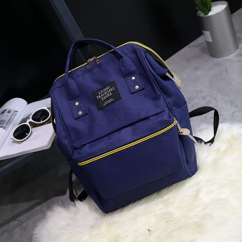 Japanese Style Simple Backpack Oxford Waterproof Backpack Inch Laptop Bag Fashionable Girl Boy School Bag