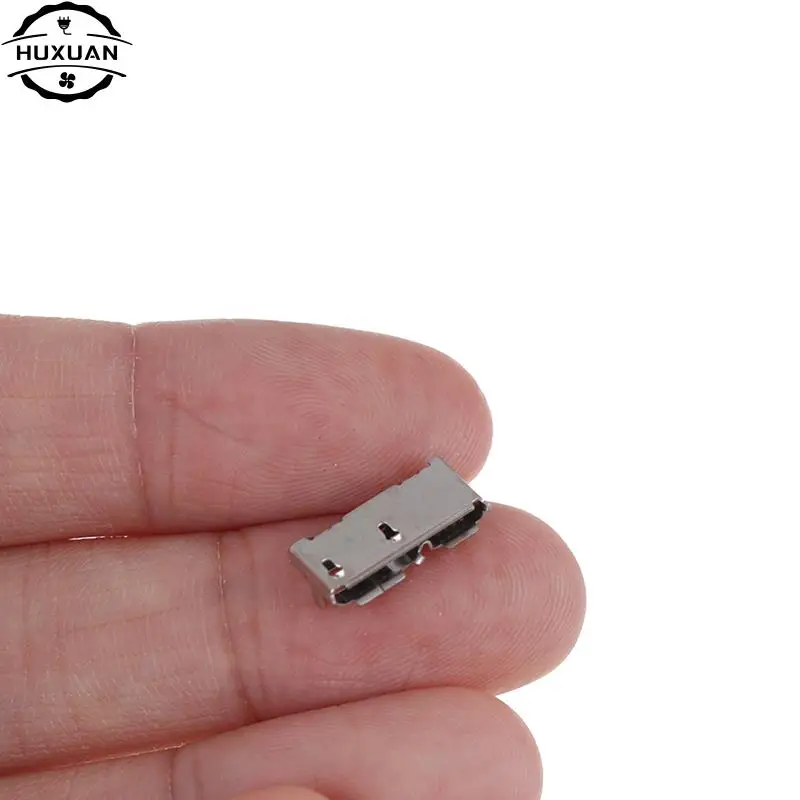 2 pcs/lot Micro USB Connector 3.0 Female Socket 5pin Mobile Hard Drive Data Interface Wholesale