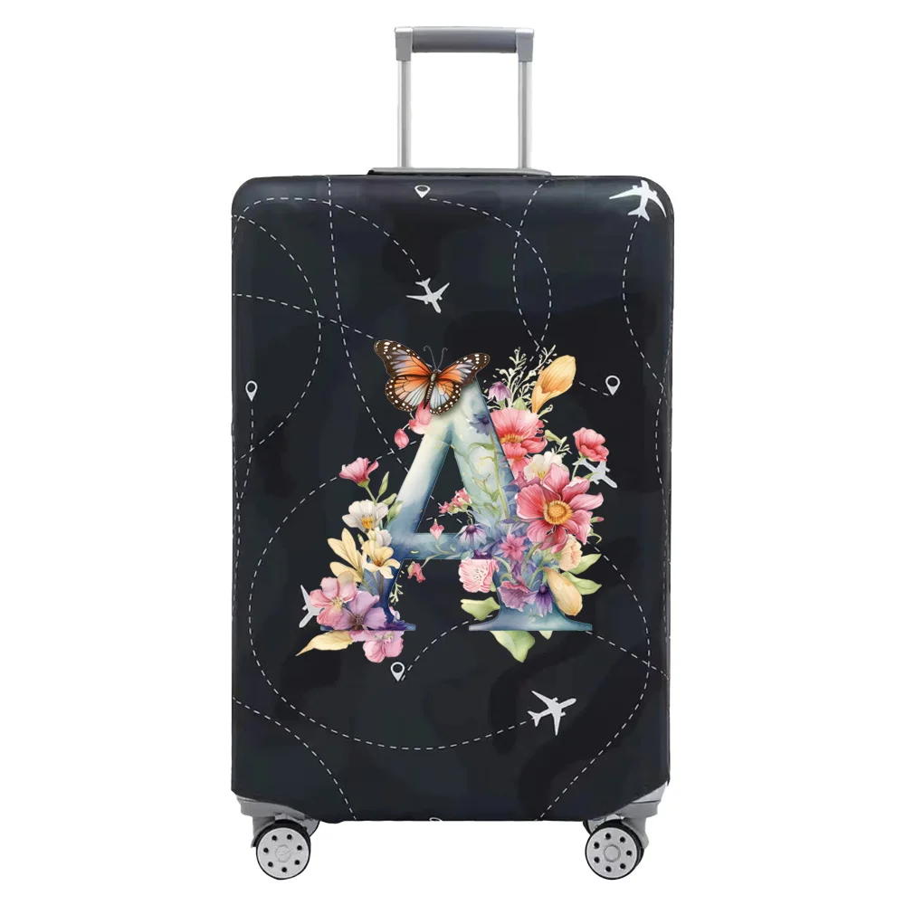 Luggage Cover Stretch Fabric Suitcase Protector Baggage Dust Case Cover Printing Butterfly Suitable 18-32 Inch Suitcase Case