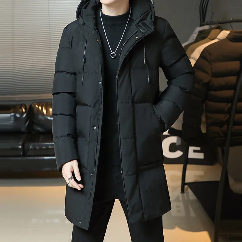 Parkas Male Long Parkas Plus Size 8xl 7xl 6xl Men Casual Warm Padded Windbreak Outerwear Winter Parkas Men Thick Warm Jacket