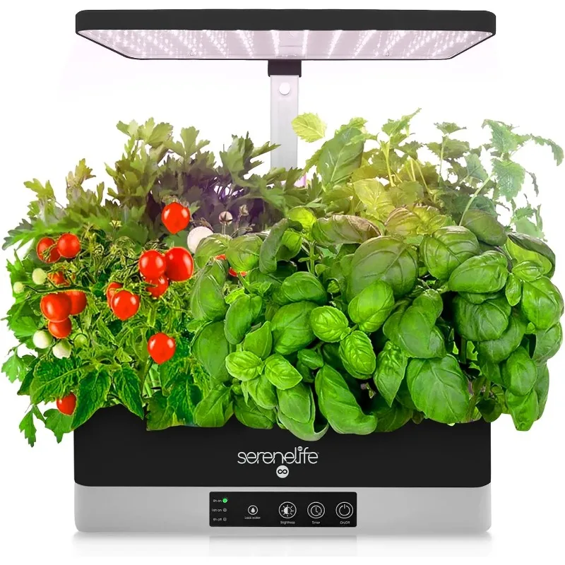 

Hydroponic Herb Garden 6 Pods, Indoor Herb Garden Kit, Seed Pod, Indoor Garden, Full-Spectrum Grow Light, Adjustable Height