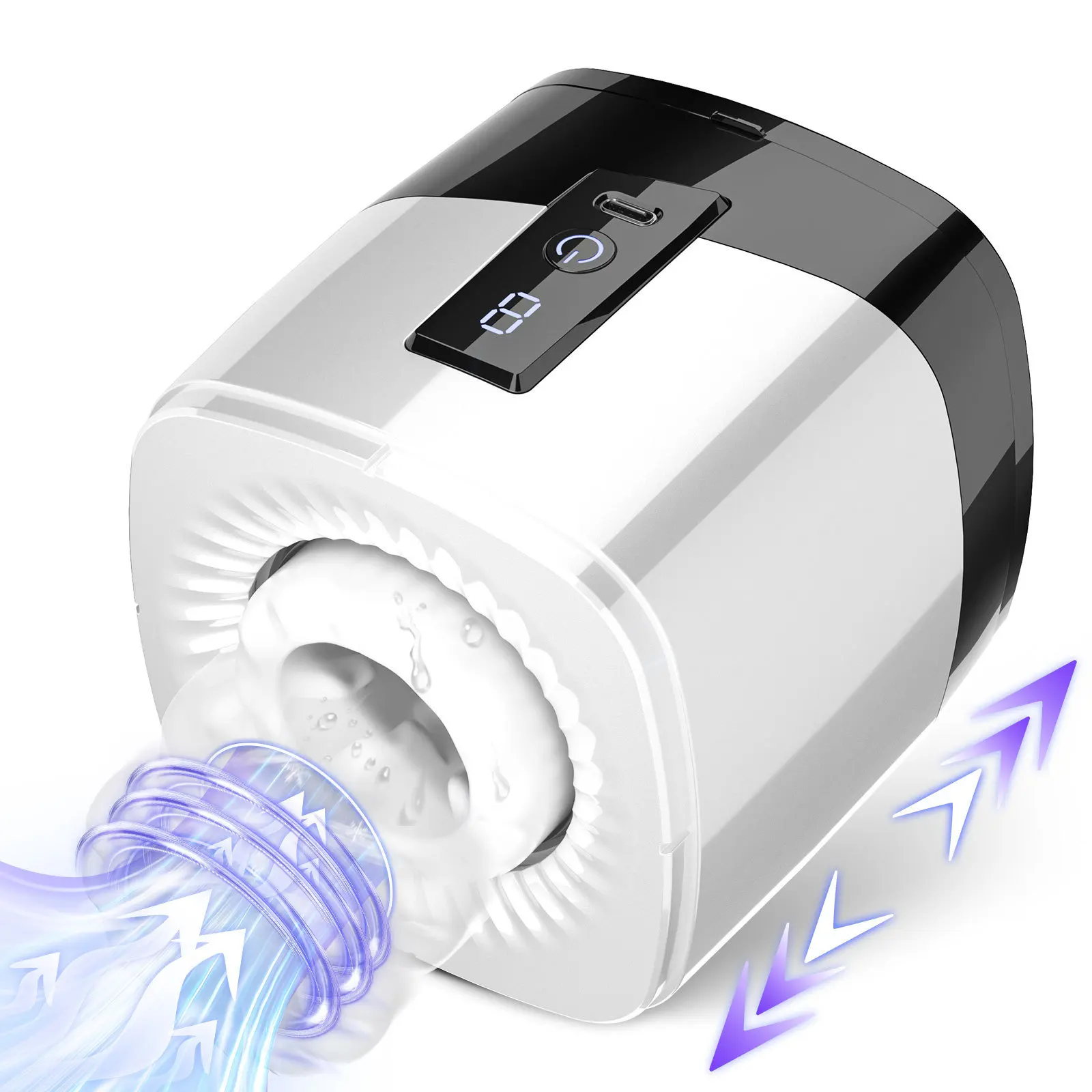 Male Masturbator Automatic Telescopic Rotation Masturbation Cup Vaginal Pussy Blowjob Sex Trainer Adults Pocket Sex Toys for Men