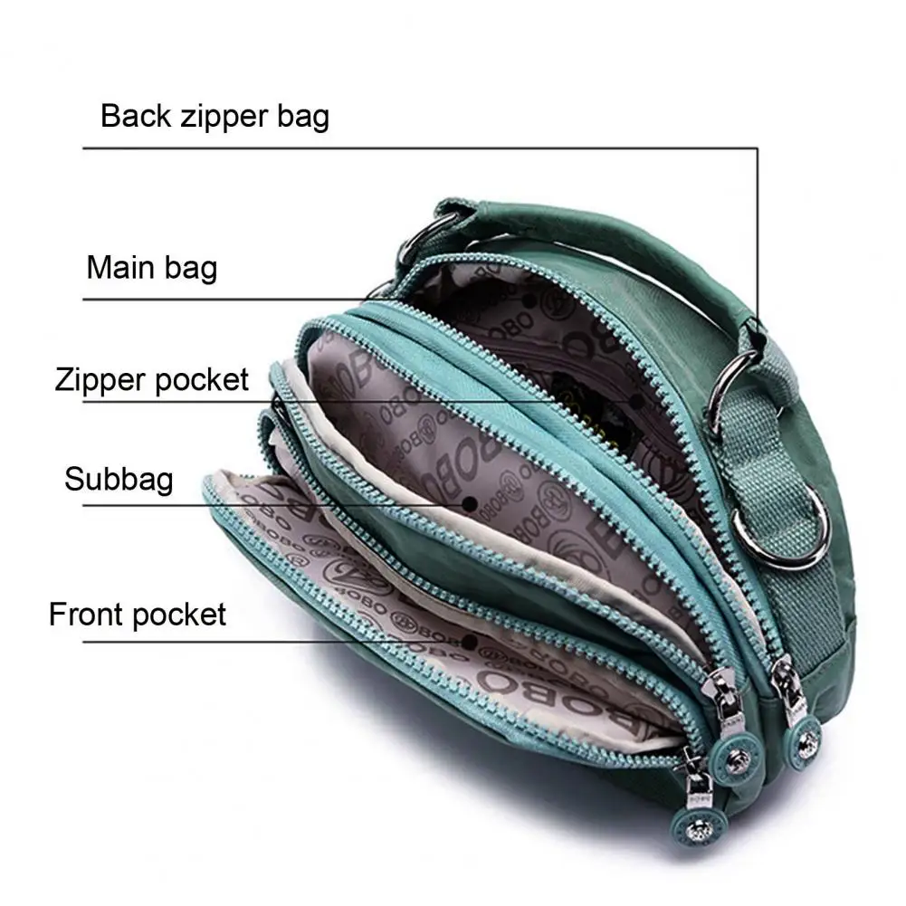 Messenger Bag Large Capacity Handle Wear-resistant Anti-scratch Handbag Women Crossbody Phone Bag Clothing Accessory Tote Pouch