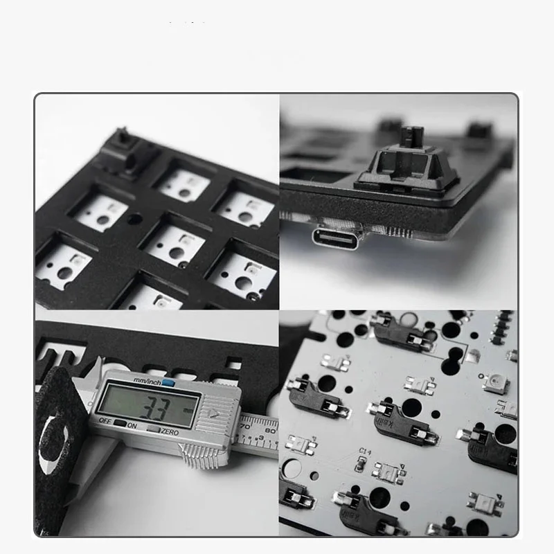 Mechanische Tastatur Poron Sandwich Baumwolle Weiche Schalldämpfer Pads Schallabsorbierender Schaum 61 64 68 75 84 87 96 108 Schlüsselschalter Dämpfer