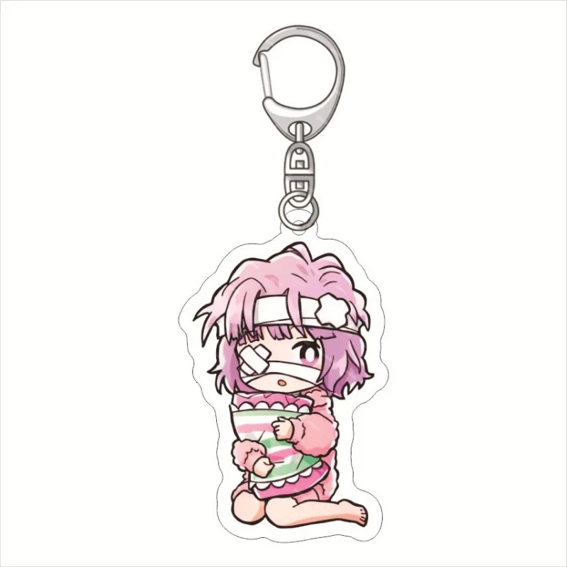 Kamonohashi Ron Isshiki Totomaru Amamiya Versatile Kawai Chaveiro Keychain for Friends Fashion Personal Hobby Key Ring Gifts