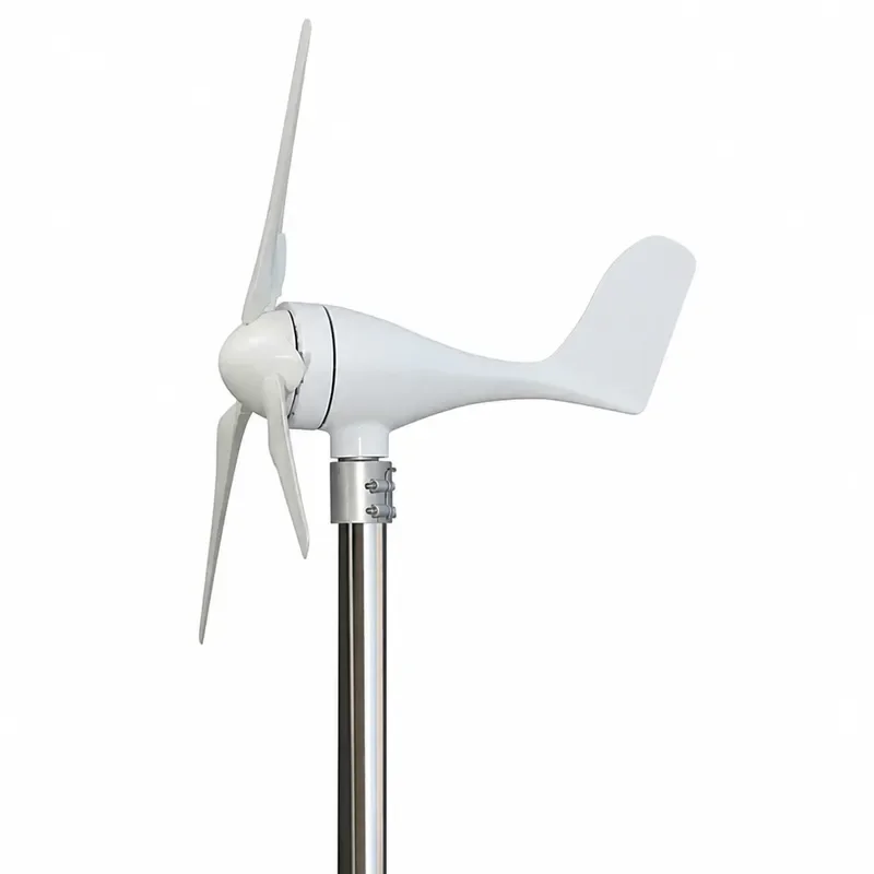 300W Permanent Magnet Wind Turbine DC 12V 24V 48V 3 Blade Generator with Controller for Street Lamp Household Marine Use