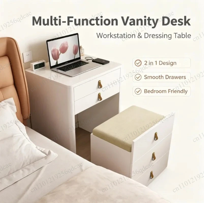 Women’s Bedroom Nordic Dressing Storage Organizer - Drawer-Type Makeup Container & Tocador De Maquillaje Furniture 60cm