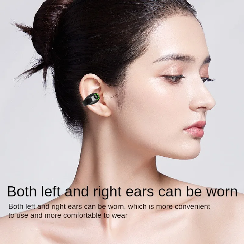 GD28 TWS Wireless Headphones Bluetooth 5.3 Earphone，Ear Clip Design With Mic Headset Outdoor Sports Extra Long Endurance Earbuds