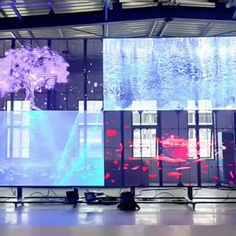 High Performance Ultra Thin Clear Screen P5 P6 P8 P10 HD Transparent Led Display For Retail Stores