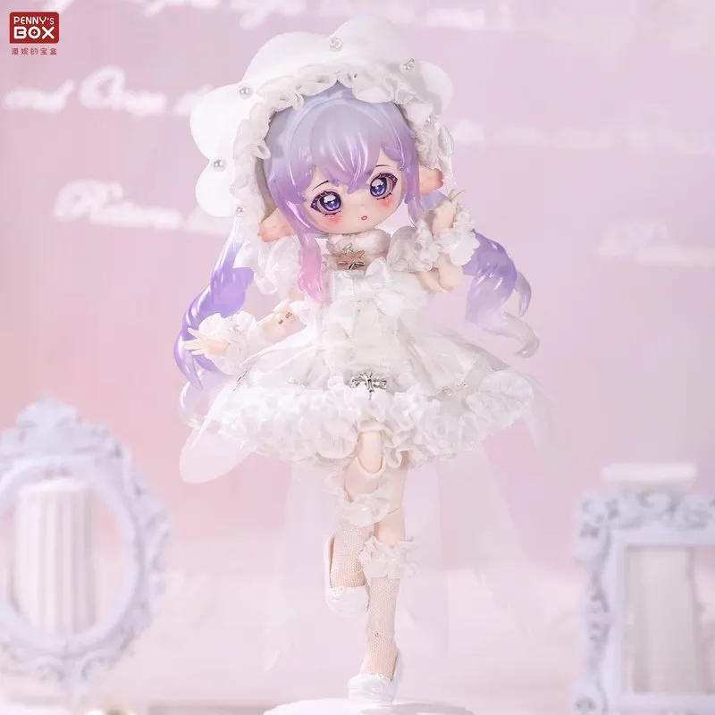 Penny'S Treasure Box Wardrobe Features New Pure White Prayer 8-Point Bjd  Baby Outfit Set Doll Accessories Collocation Clothes
