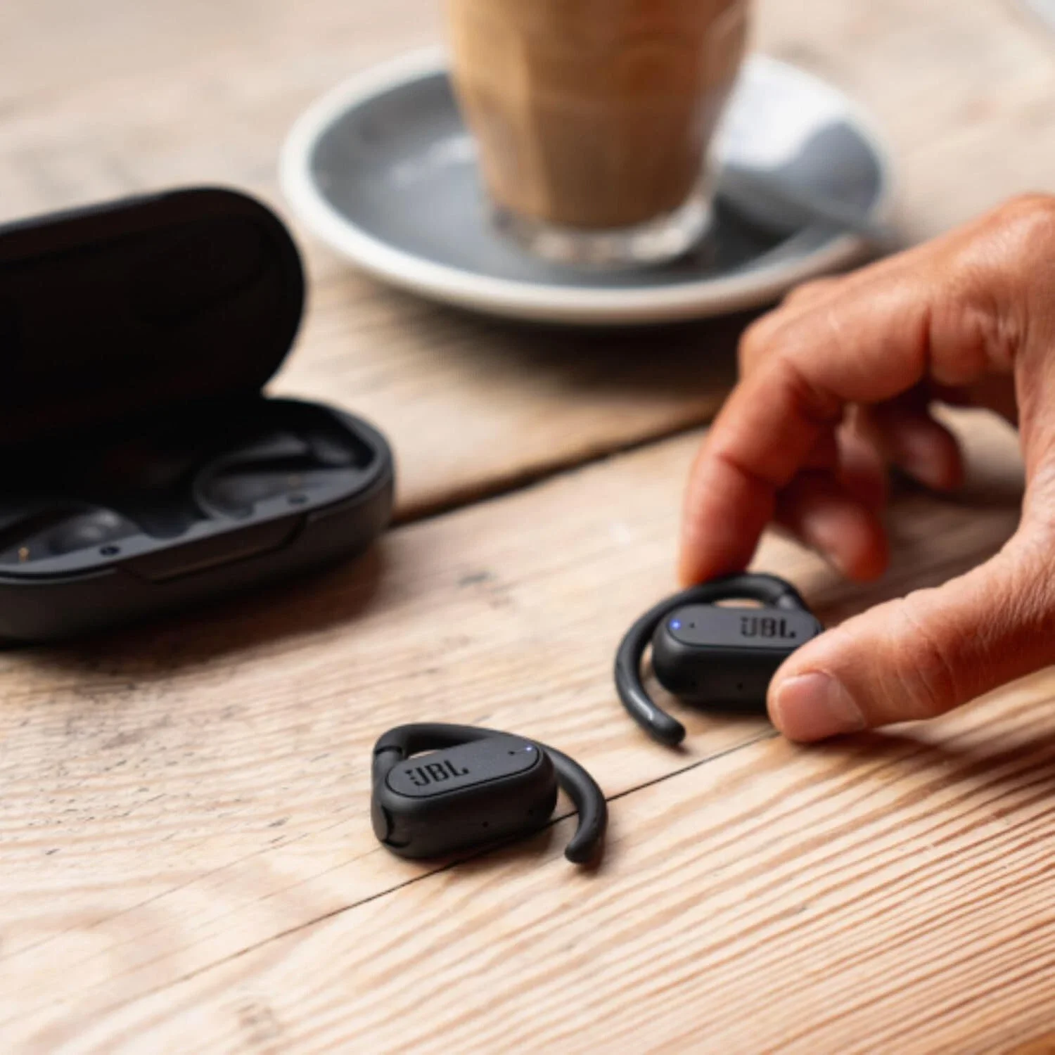 JBL Soundgear Sense True Wireless Наушники для бега с открытыми ушками Спортивная гарнитура усилением басов HK Фото №2