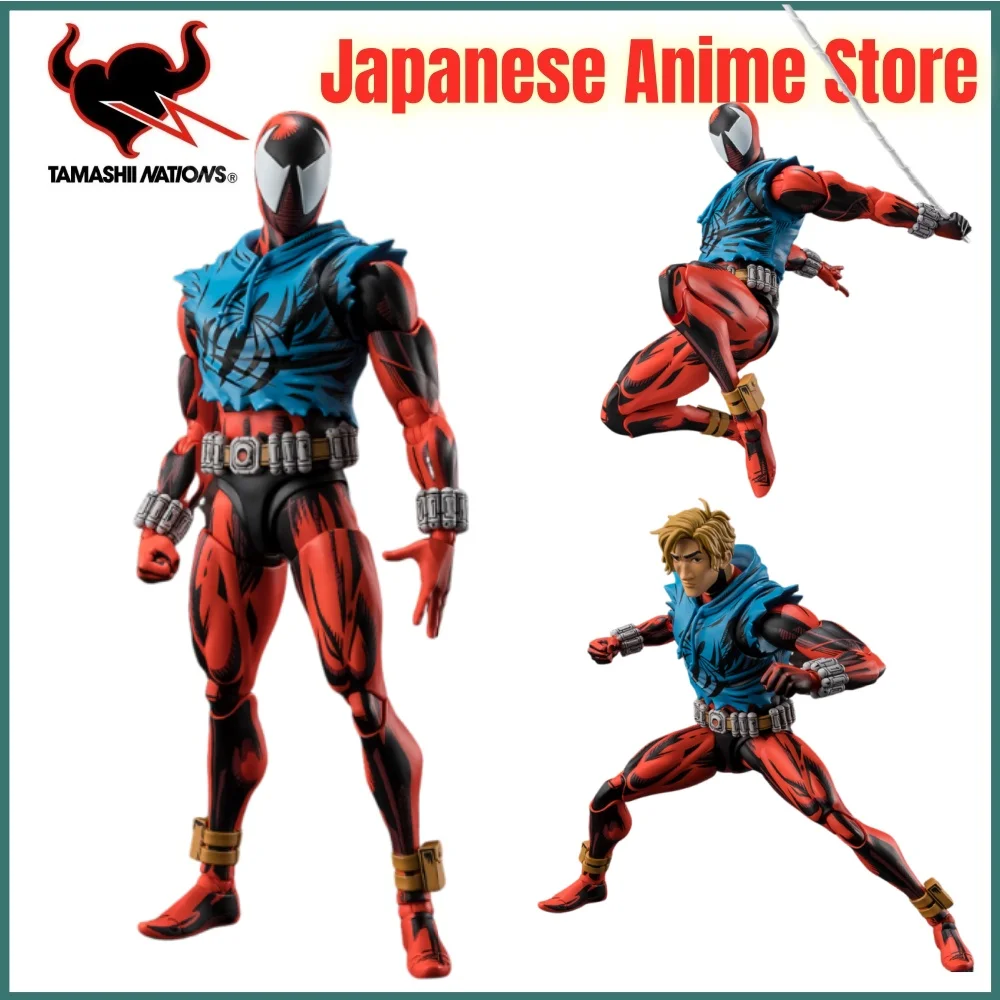 

Оригинальный BANDAI Человек-Паук через вселенные аниме Алый паук S.H.Figuarts Аниме Фигурка Фигурка Модель Figuarts