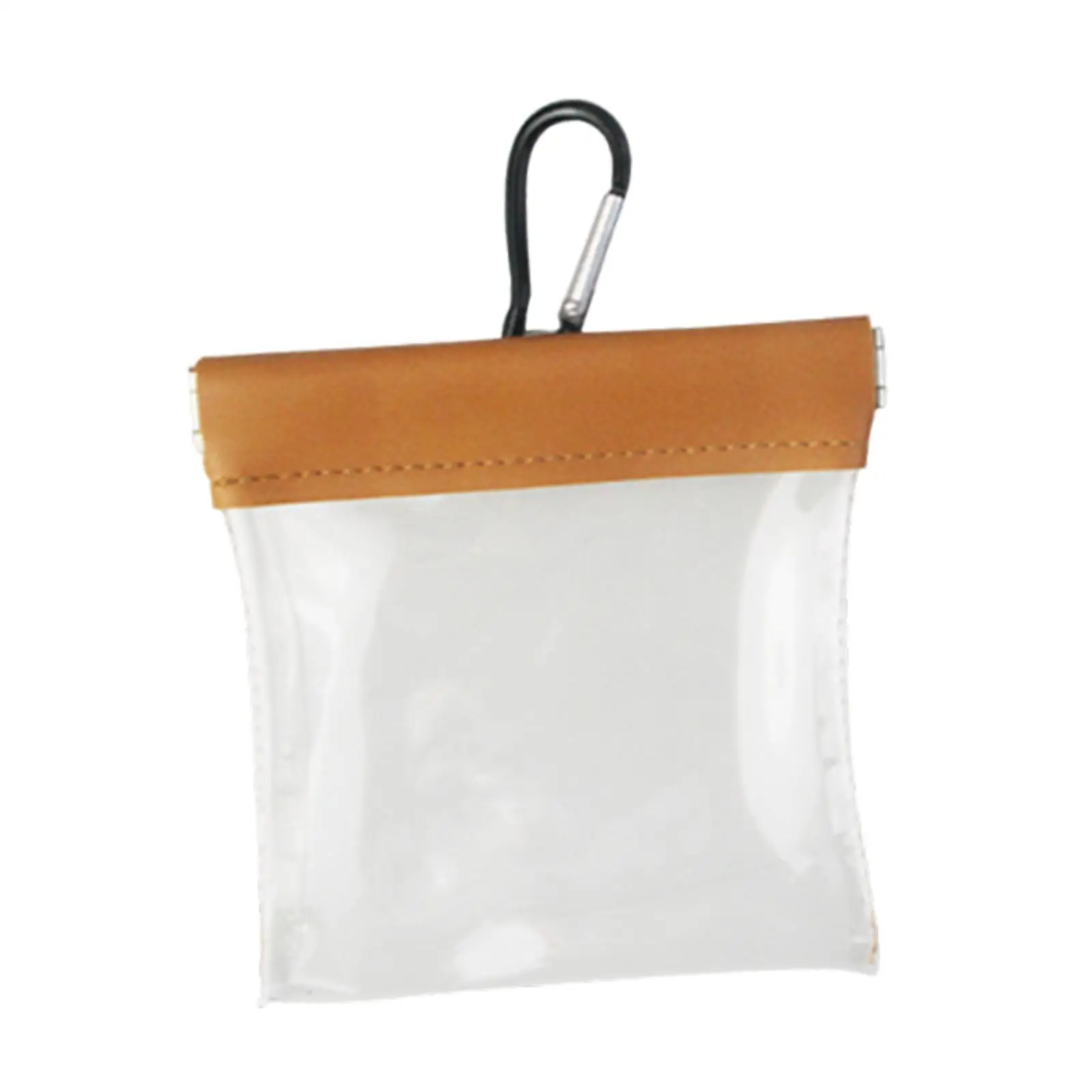 Golf Tee Storage Bag Clear Waist Bag Golf Tool Bag Container