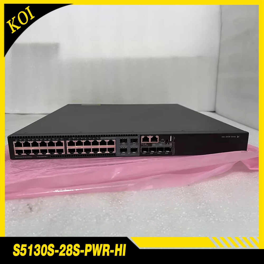 

For H3C S5130S-28S-PWR-HI 24 port Gigabit POE 4 optical port multiplexed 4-port SFP+10 Gigabit Switch