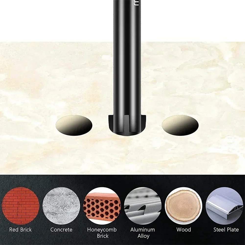 5pc 6mm Tungsten Carbide Cross Spear Head Drill Bit Hex Shank For Tile Porcelain Marble Ceramic Glass Brick Drilling Power Tool
