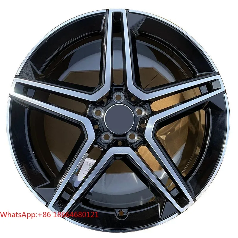 Forged Aluminum Alloy Wheels 19 Inch Five Spoke Chrome Passenger Car RimsW205,W213,W166,X156,W257