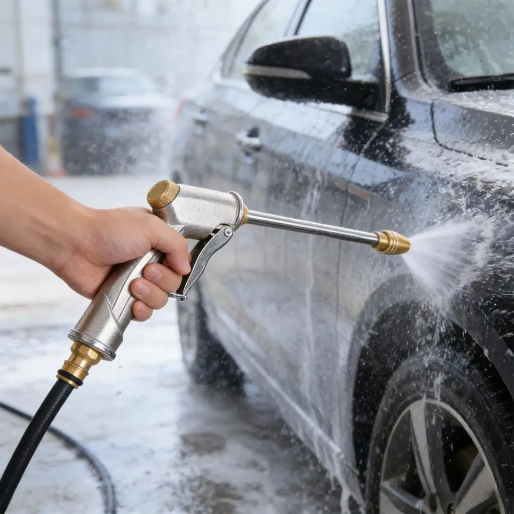 

High Pressure Cleaner Aluminum Construction Easy to Carry Portable Pressure Washer Outdoor Furniture Cleaner Vehicle Washer Tool