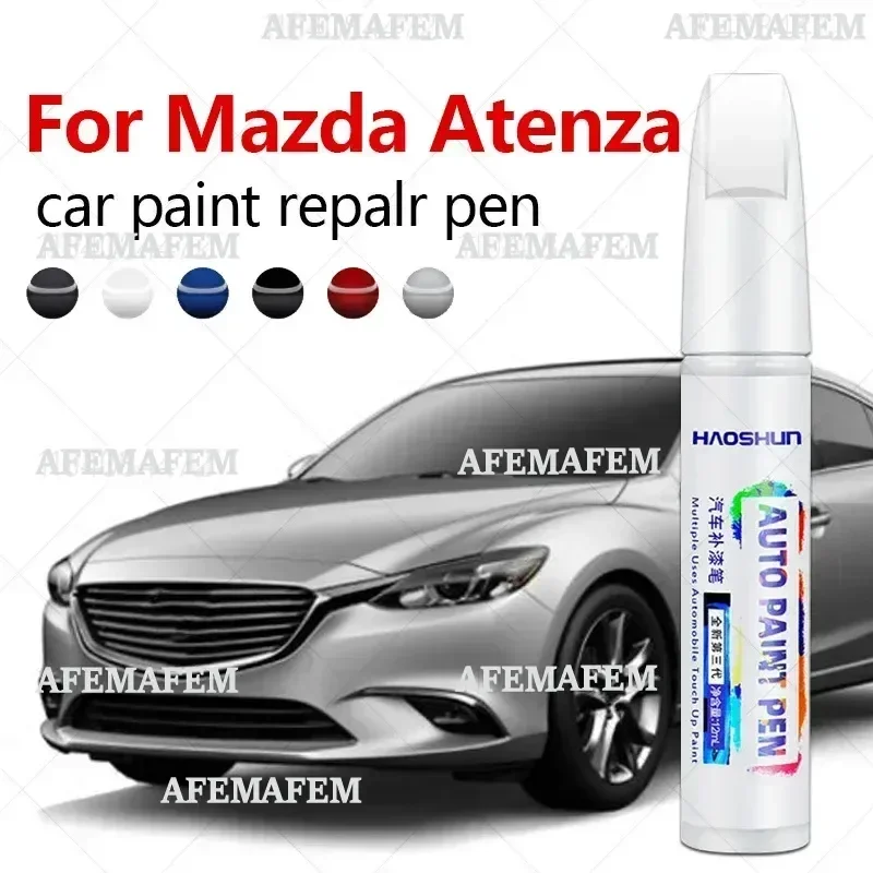 For Mazda Atenza  2002-2025 GG GH GJ GL Paint Repair Pen Touch Up Scratch Remover DIY Auto Accessories Black White Blue Red Grey