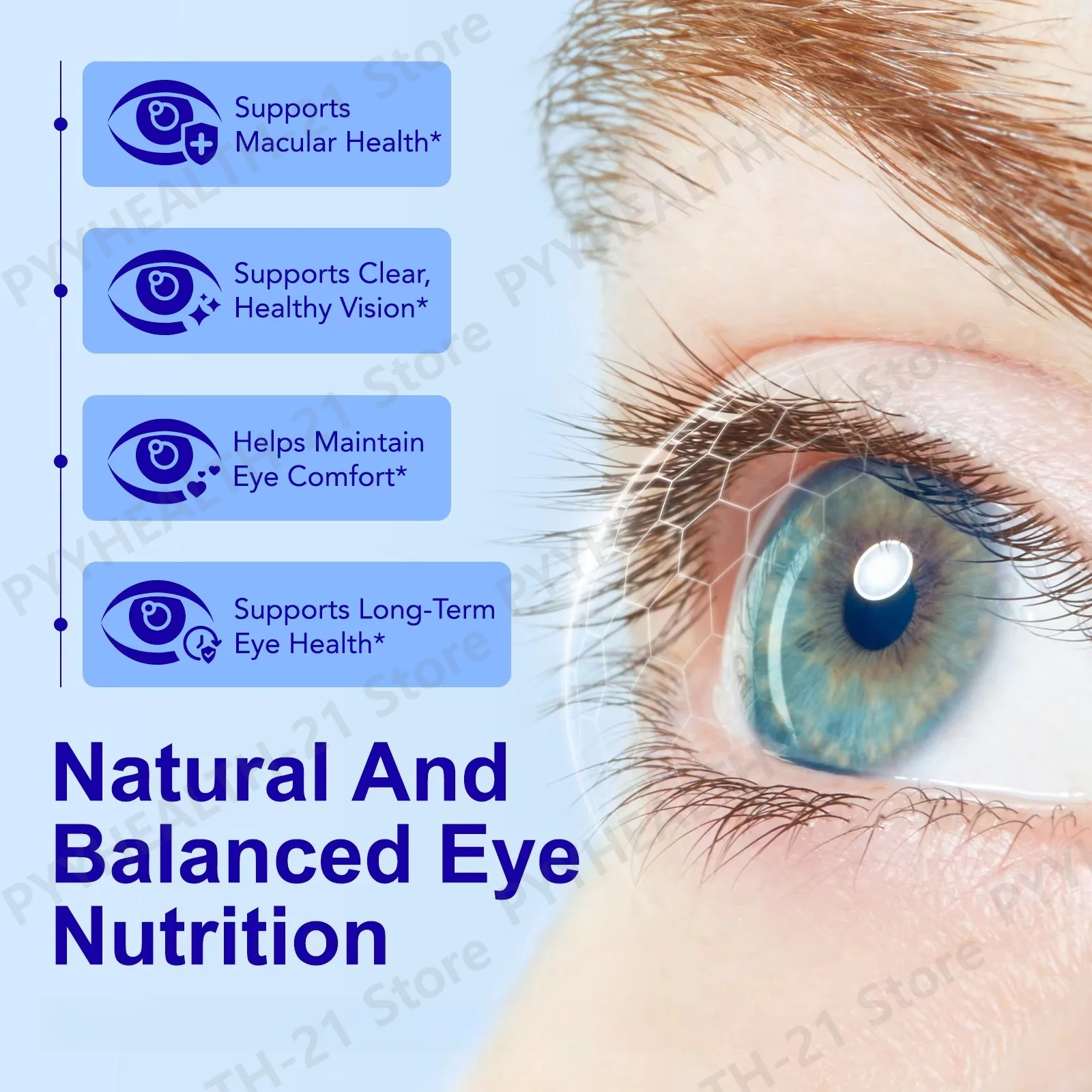 Lutein Zeaxanthin Softgels Promote Macular Health & Clear Vision & Eye Comfort & Antioxidant Lutein 40mg Zeaxanthin 8mg 300pcs