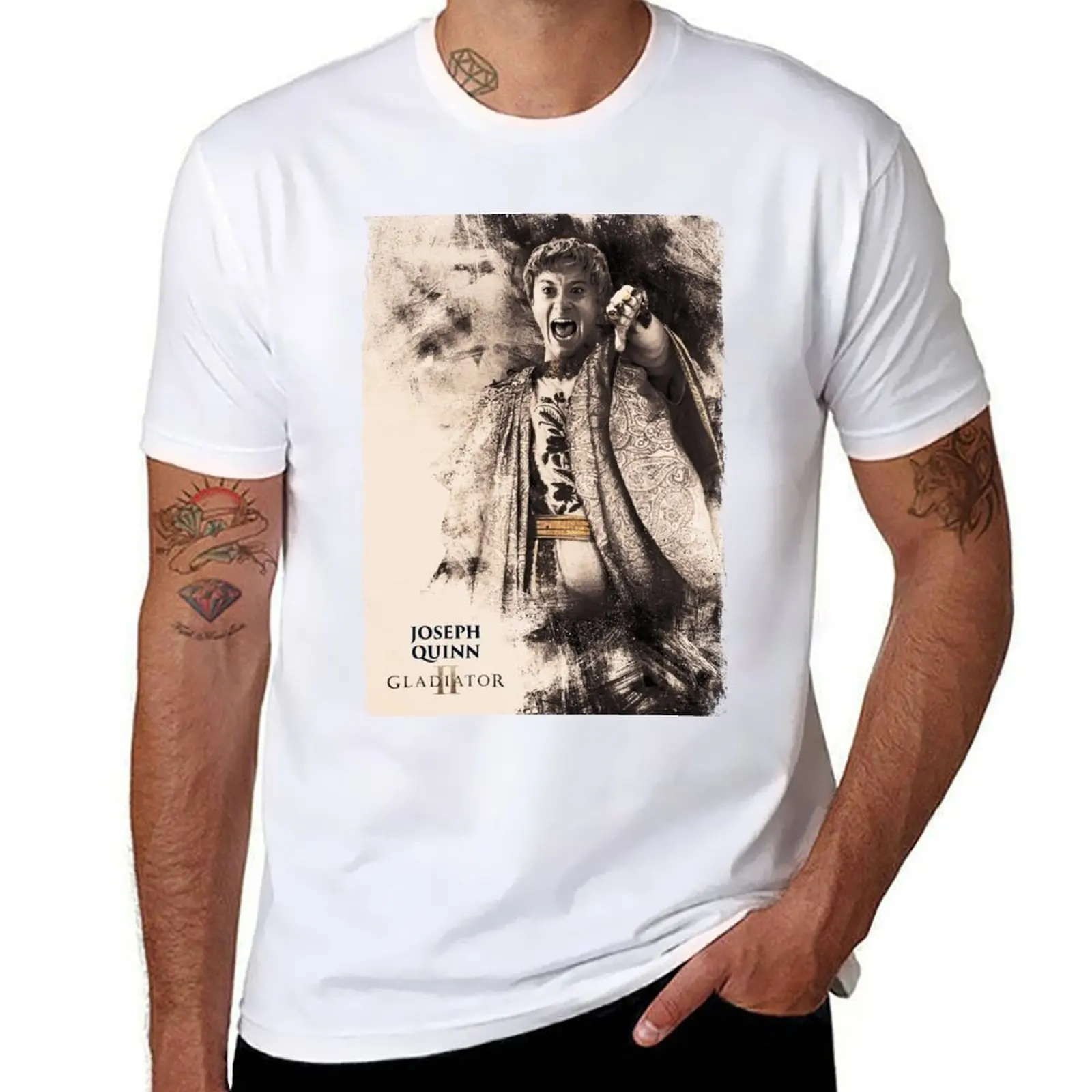 

Aesthetic Gladiator 2 Movie T-Shirt cotton t shirts high quality t shirt man casual T-Shirt