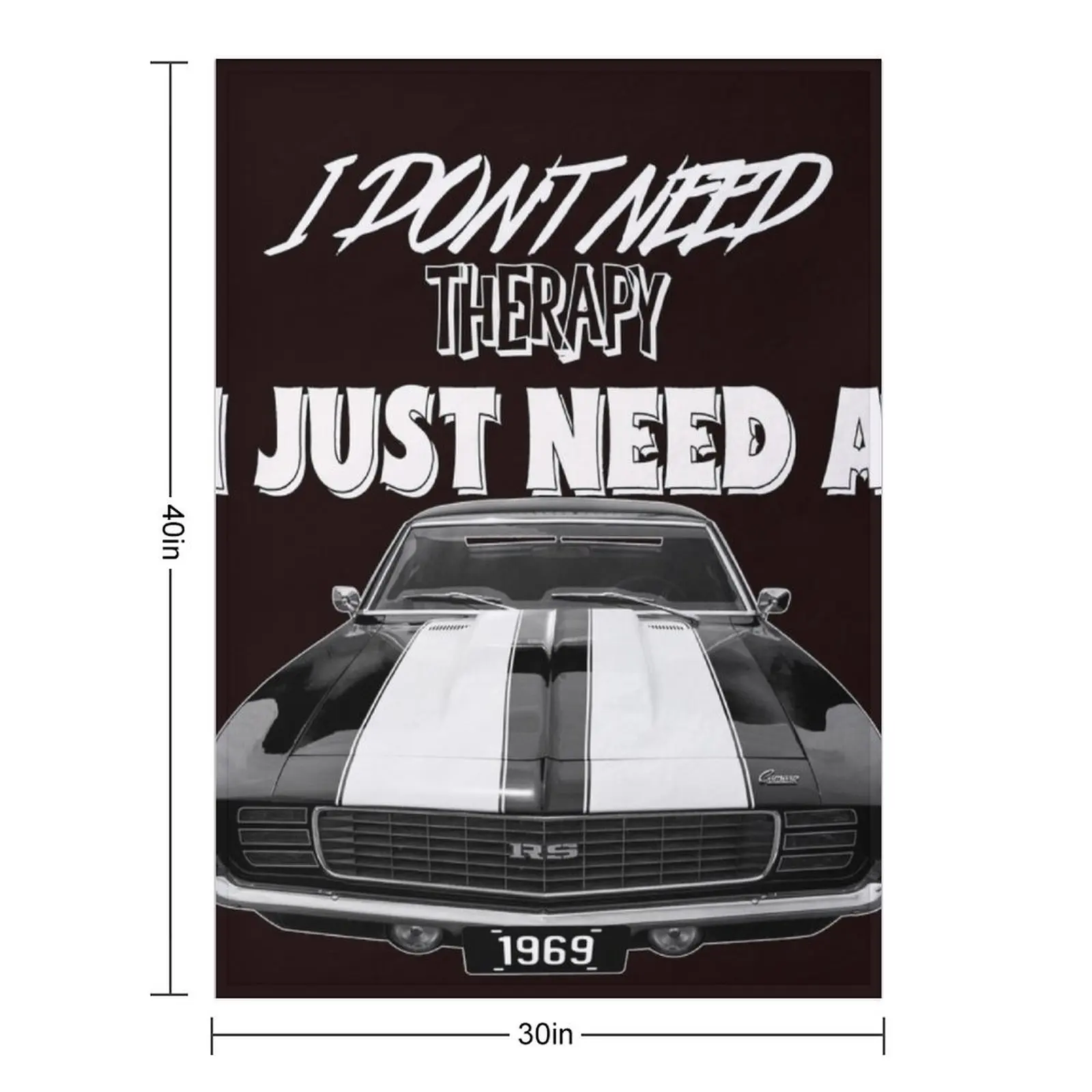 Camaro therapy Throw Blanket Moving Retros Fashion Sofas Decorative Throw Soft anime Blankets