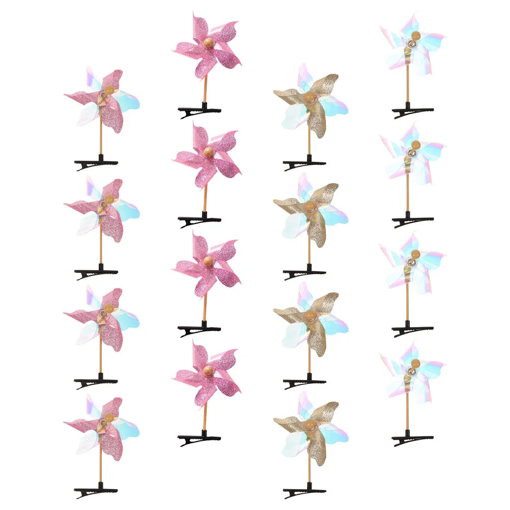 

16pcs Glitter Clips Barrettes For Girls Kids Party Dance Glitter Hair Accessories Decorations Girls Hair Accessories