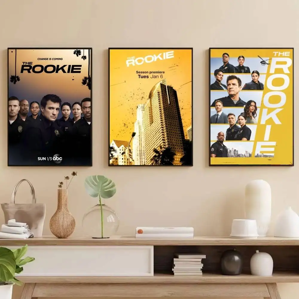 aesthetic The Rookie TV Serie   Vintage Posters Sticky Retro Kraft Paper Sticker DIY Room Bar Cafe Kawaii Room Decor