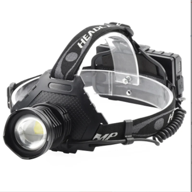 USB charging zoom aluminum p70 headlight Outdoor camping charging headlight