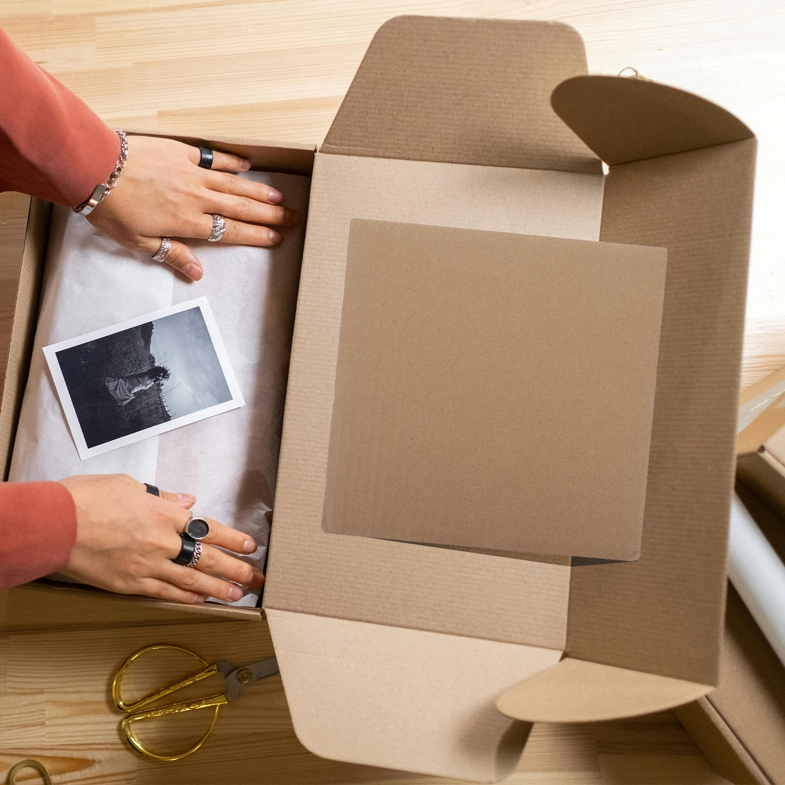 12 قطعة فواصل صندوق التعبئة والتغليف النقل حشو الكرتون إدراج منصات الورقة لتحريك التخزين وحماية صناديق الورق المقوى مقسم #6