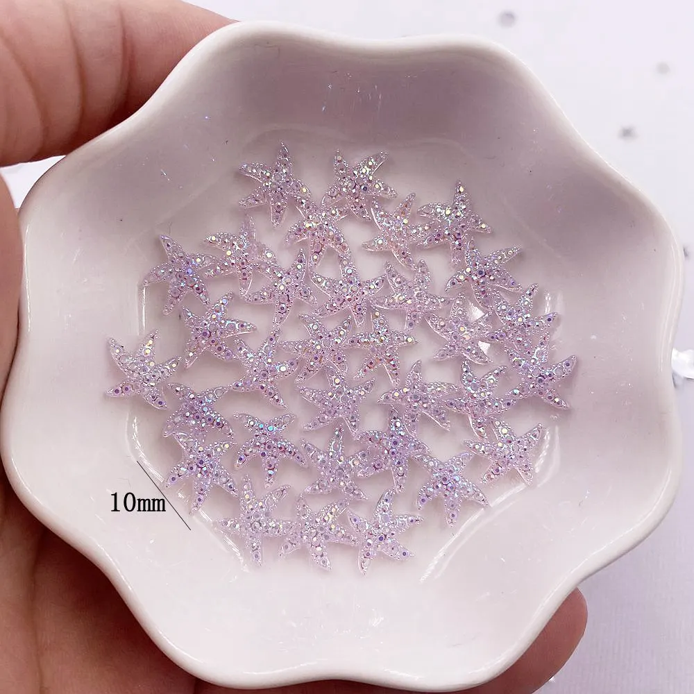 10mm Mini Shiny Star Nail Art - Star Flat Back ulasan dan harga