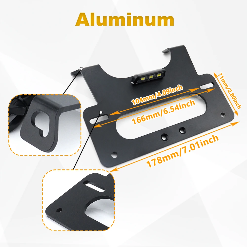 Fit For Suzuki GSX-R 1000 2005 2006 2007 2008 K5 K7 Rear Tail Tidy Fender Eliminator Kit License Registration Plate Holder