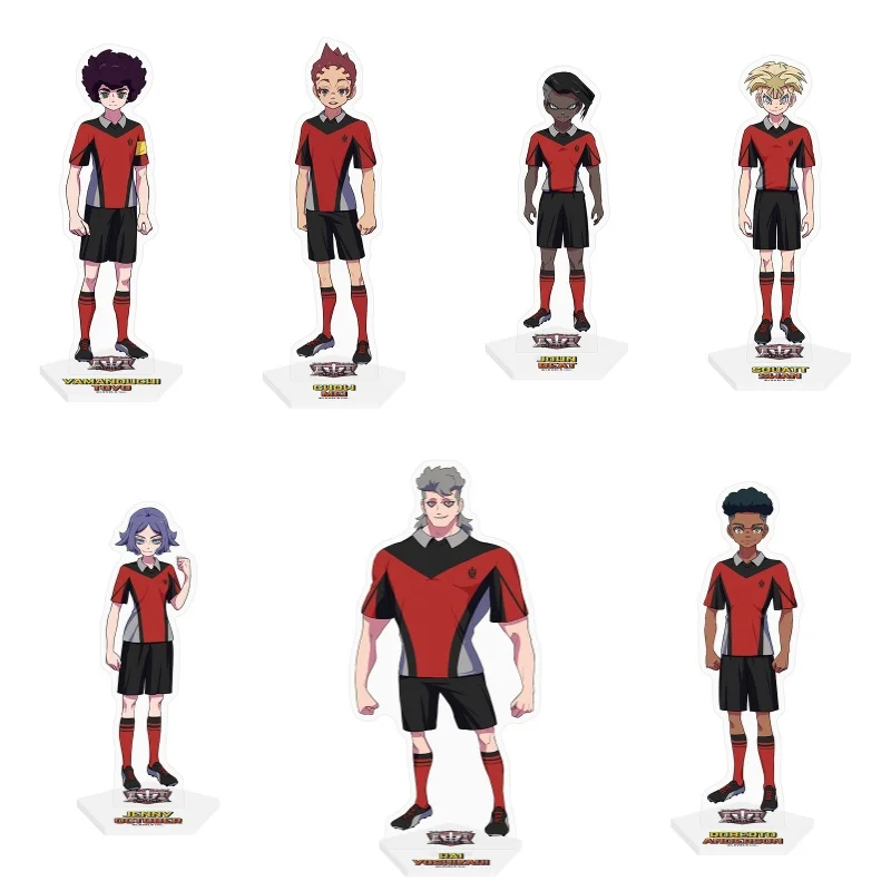 Inazuma Eleven Anime John Beat Toyo Yamanouchi Kai Yoshizaki Acrylic Figure Stand Birthday Gifts 15cm Keychain